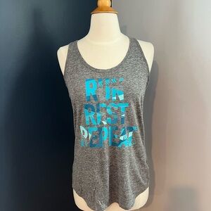 Nike Dri-FIT “Run Rest Repeat” Racerback Tank Top Size Medium
